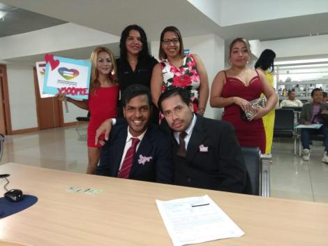 3er matrimono homosexual en Ecuador y el 1ero de hombres gays - Cámara LGBT Comercio Ecuador - Asociación Silueta X 9.jpg